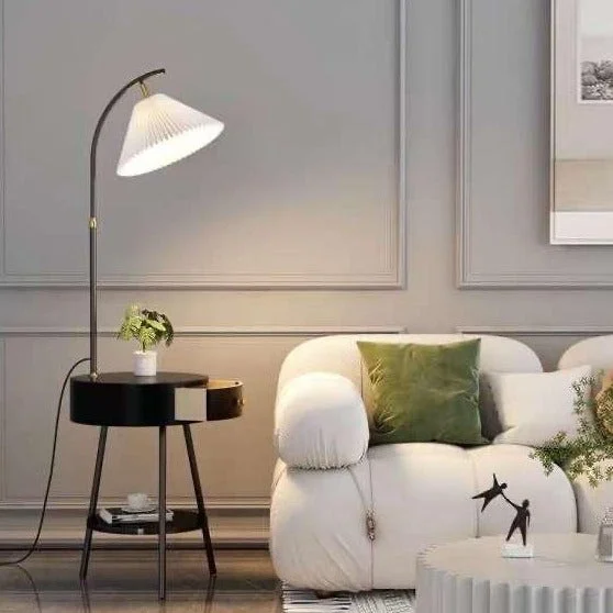 Glass Floor Lamp with Frosted Shades for Soft Diffused LightAMBIENT AURA FLOOR GLOW LAMP