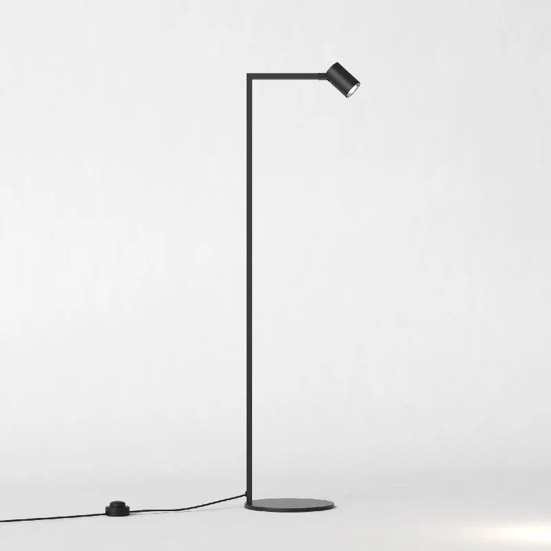 Fabric Floor Lamp with a Linen Shade for a Relaxed AestheticAstro 1286156 Ascoli 1 Light Floor Light Matt Black
