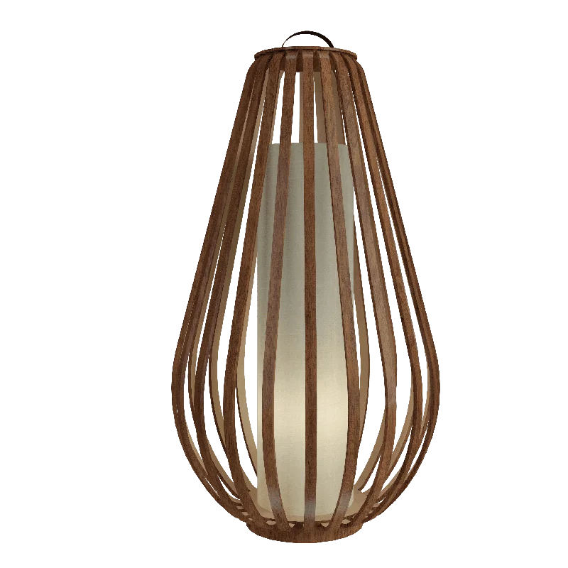 Wood Floor Lamp with Natural Grain for a Warm and Organic FeelBalloon Floor Lamp
