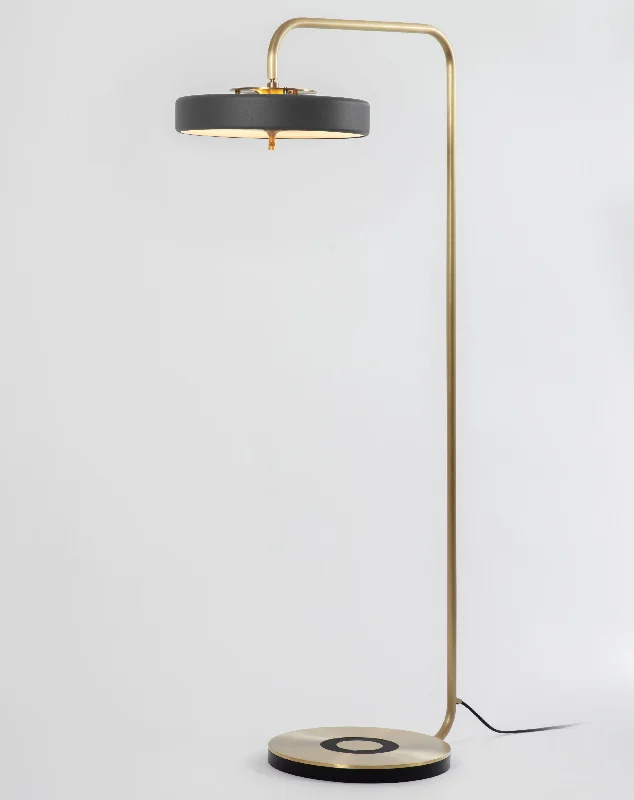 Glass Floor Lamp with Frosted Shades for Soft Diffused LightBert Frank Revolve Floor Lamp