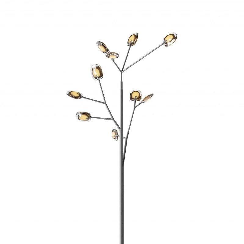 Metal Floor Lamp with a Matte Black Finish for a Sleek LookBocci 16.10 Olive Outdoor Floor Lamp