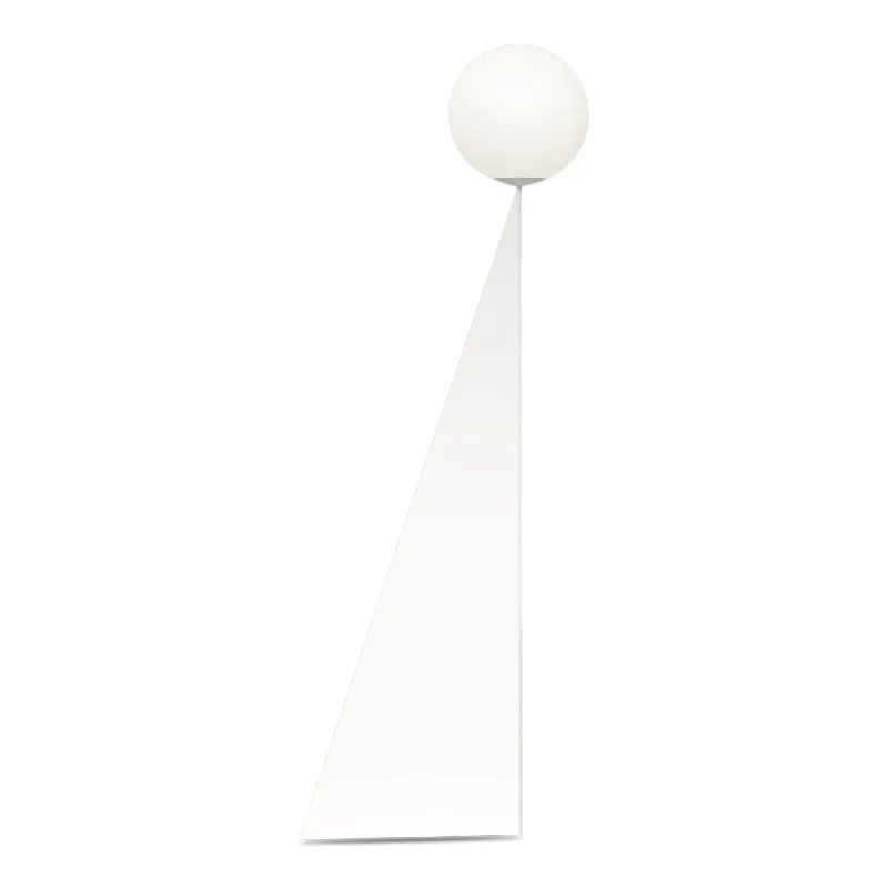 Industrial Style Floor Lamp with Exposed Bulbs for Loft ApartmentsBonhomme Floor Lamp - White