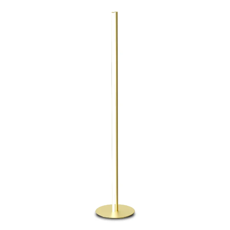 Metal Floor Lamp with a Matte Black Finish for a Sleek LookCoordinates Floor Lamp - Anodized Champagne
