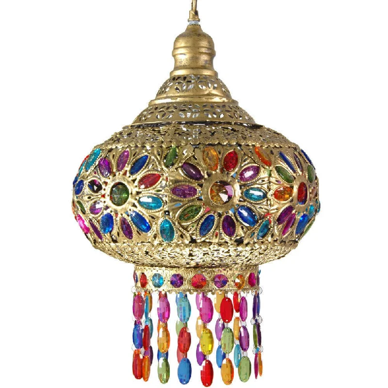 Modern Minimalist Floor Lamp for Contemporary Living RoomsDome of Jewels Hanging Lamp (China) - Multi
