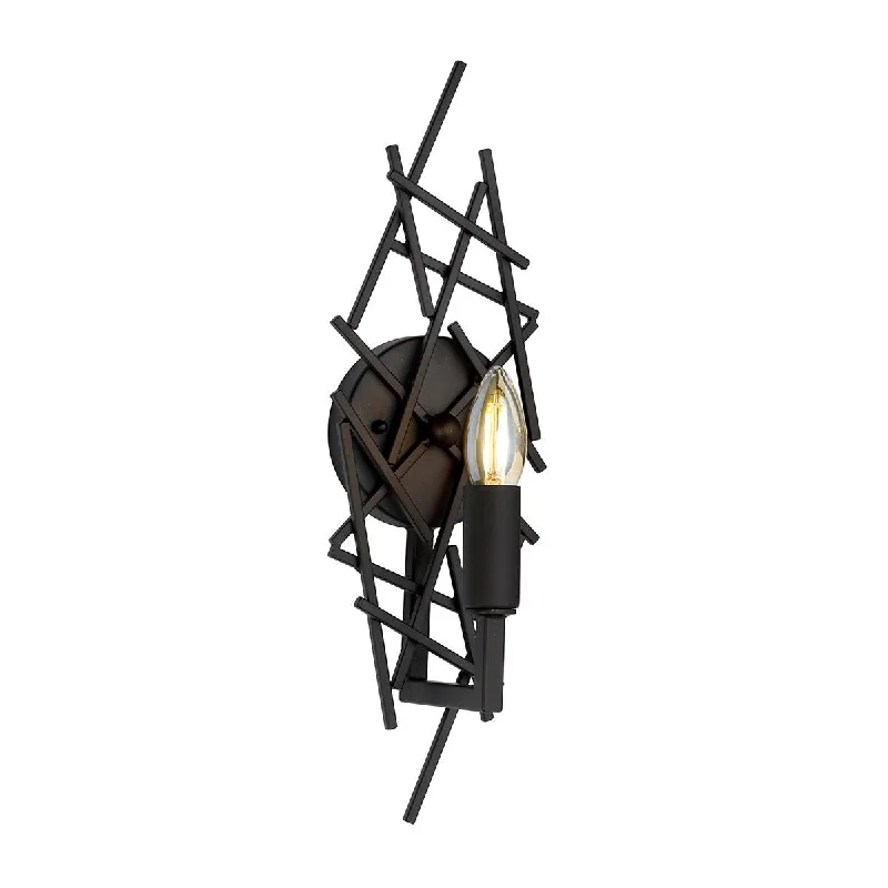 Industrial Style Floor Lamp with Exposed Bulbs for Loft ApartmentsElstead Taiko 1 Light Bronze Wall Light