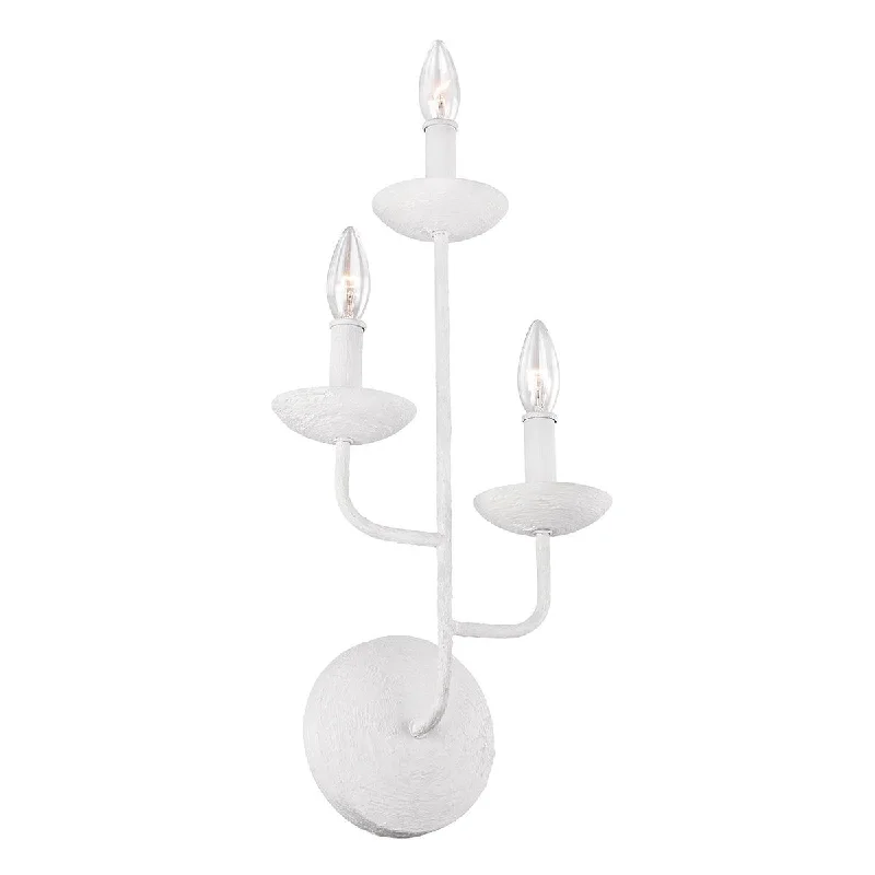 Fabric Floor Lamp with a Linen Shade for a Relaxed AestheticFeiss Annie 3 Light White Wall Light