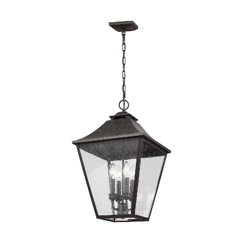 Industrial Style Floor Lamp with Exposed Bulbs for Loft ApartmentsFeiss Galena 4 Light Outdoor Chain Lantern