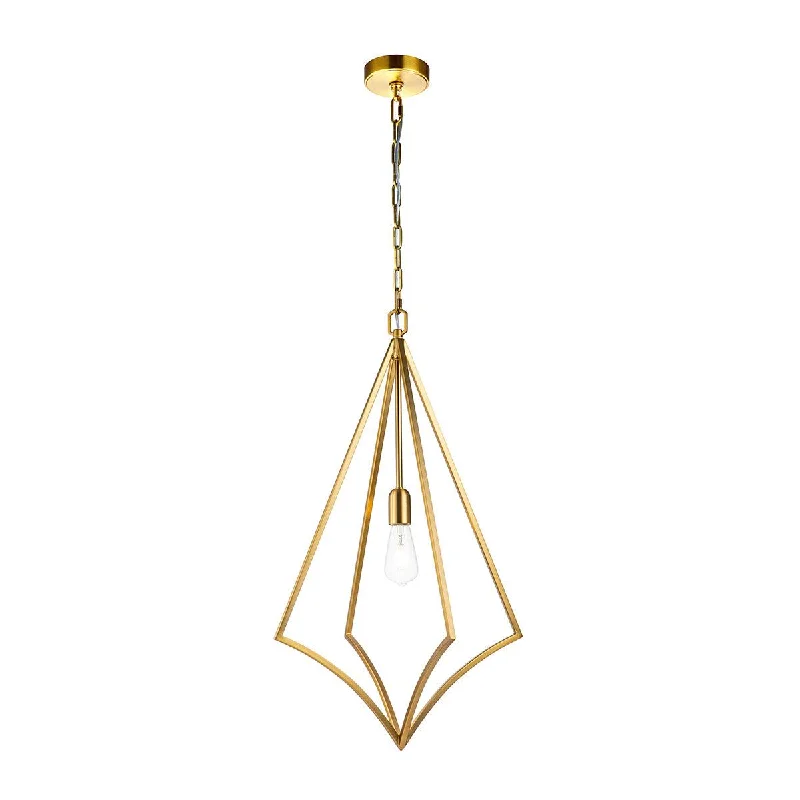Metal Floor Lamp with a Matte Black Finish for a Sleek LookFeiss Nico 1 Light Large Brass Ceiling Pendant
