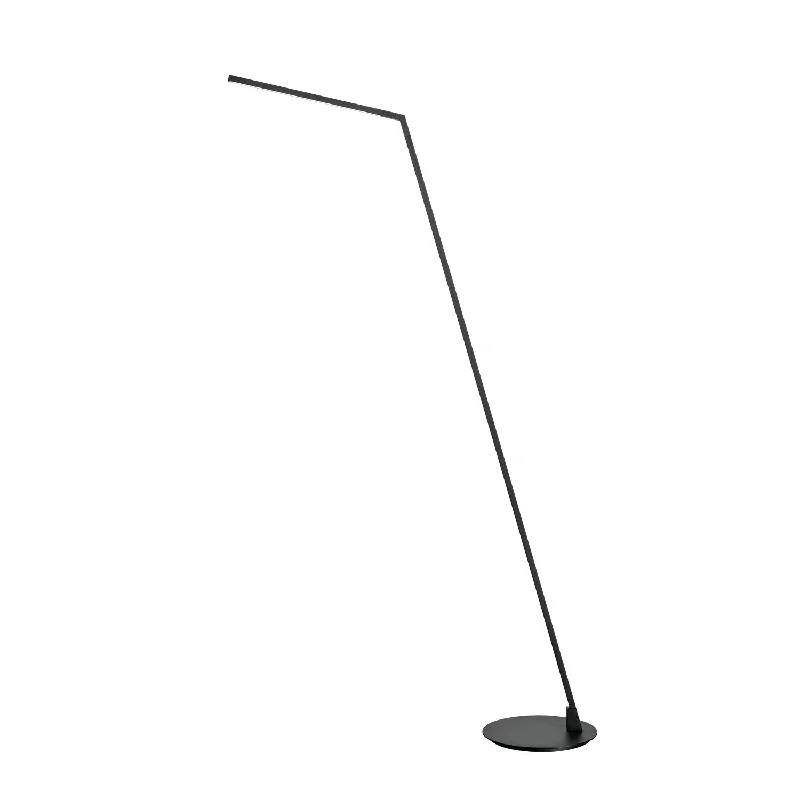 Metal Floor Lamp with a Matte Black Finish for a Sleek LookMiter - Lamps - FL25558-BK