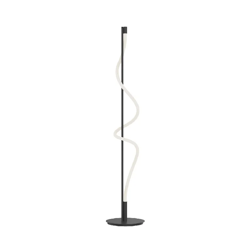 Marble Base Floor Lamp for a Touch of LuxuryCursive - floor lamp - FL95360-BK