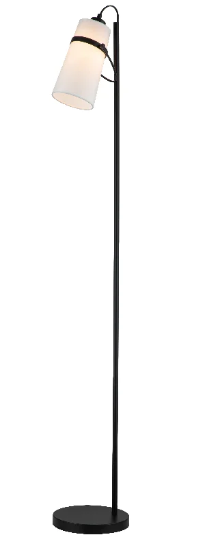  Way Switch Floor Lamp for Multiple Light Intensity LevelsFloor Lamp #56158A-WH -Black