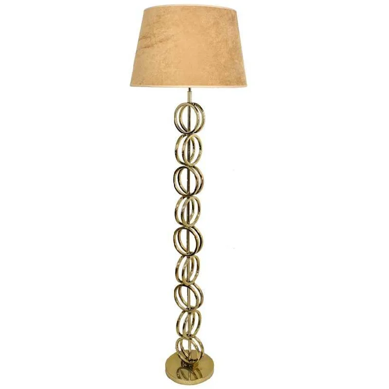 Dimmable Floor Lamp for Adjustable Lighting AmbianceMetal Gold Floor Lamp
