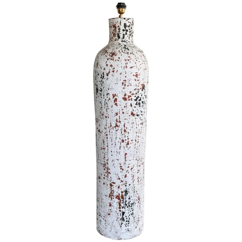 Smart Floor Lamp with Voice Control and Bluetooth ConnectivityWhite Terracotta Floor Lamp