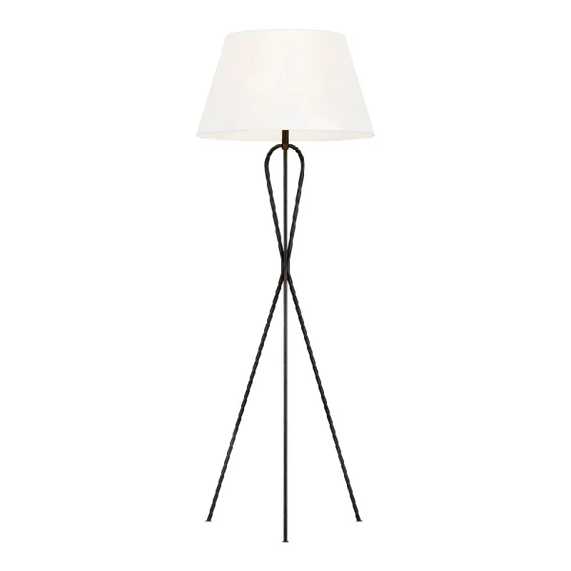 Adjustable Height Floor Lamp for Versatile Lighting NeedsFrancis Aged Iron Steel 1-light Floor Lamp