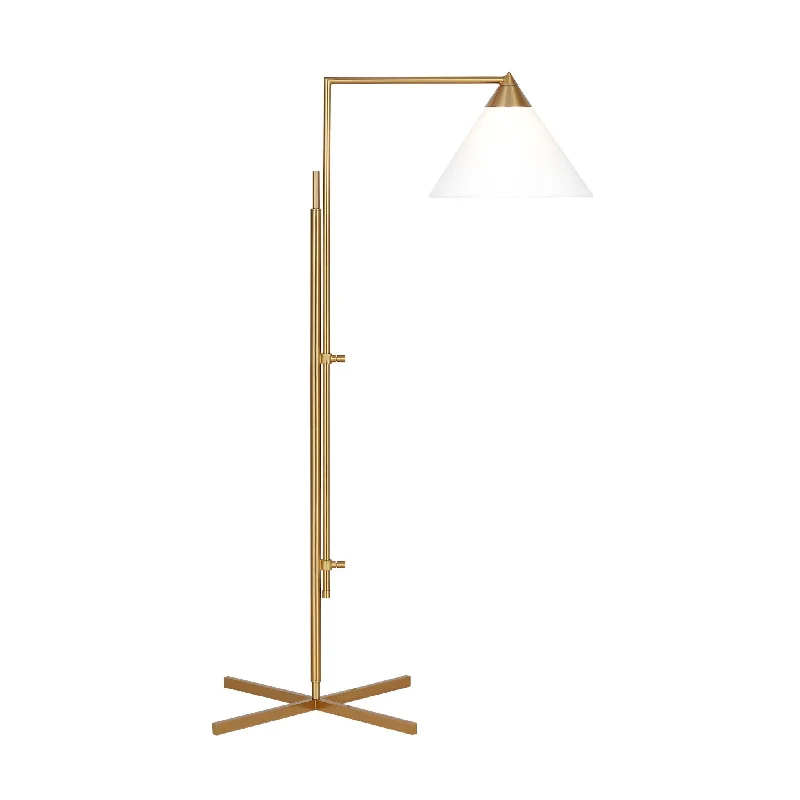 Metal Floor Lamp with a Matte Black Finish for a Sleek LookFranklin Task Floor Lamp