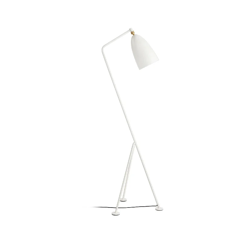 USB Charging Port Floor Lamp for Convenient Device ChargingGrashoppa 10110871 Floor Lamp - Alabaster White Glossy