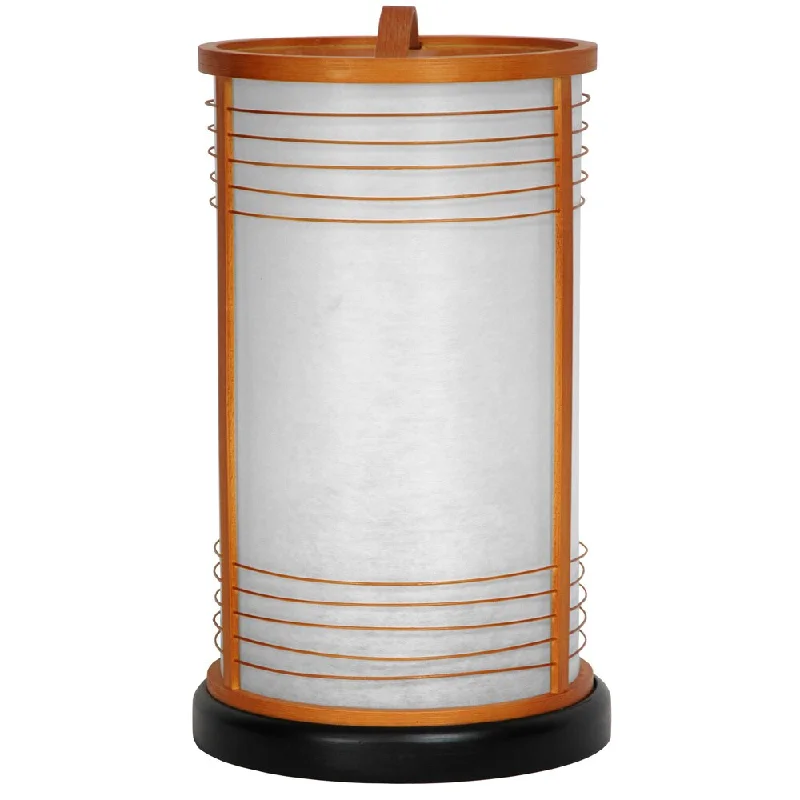 Marble Base Floor Lamp for a Touch of LuxuryHandmade Japanese-style 14-inch Natural Shinjuku Shoji Lantern Lamp (China)