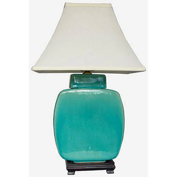 Adjustable Height Floor Lamp for Versatile Lighting NeedsHandmade Porcelain Azure Jar Lamp (China)