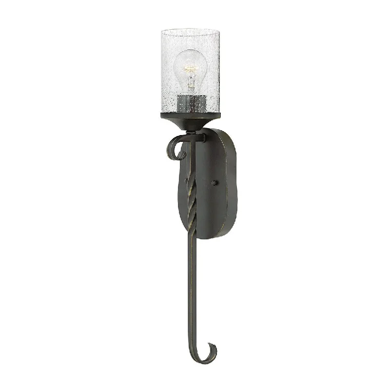 USB Charging Port Floor Lamp for Convenient Device ChargingHinkley Casa 1 Light Black Wall Light