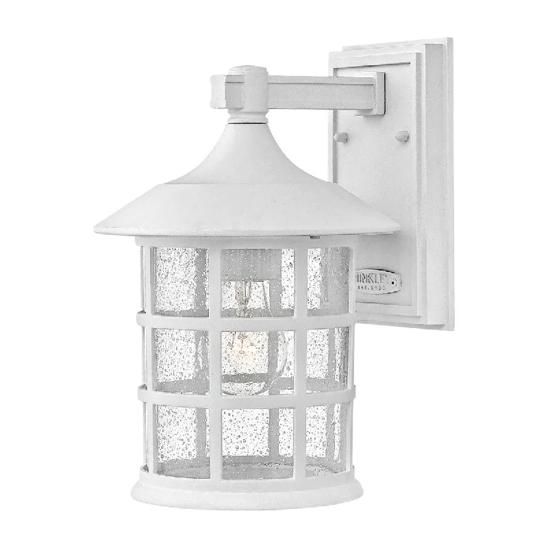 Bohemian Inspired Floor Lamp for Eclectic Home DecorHinkley Freeport 1lt Medium White Outdoor Wall Light
