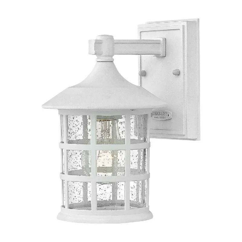 Modern Minimalist Floor Lamp for Contemporary Living RoomsHinkley Freeport 1lt Small White Outdoor Wall Light