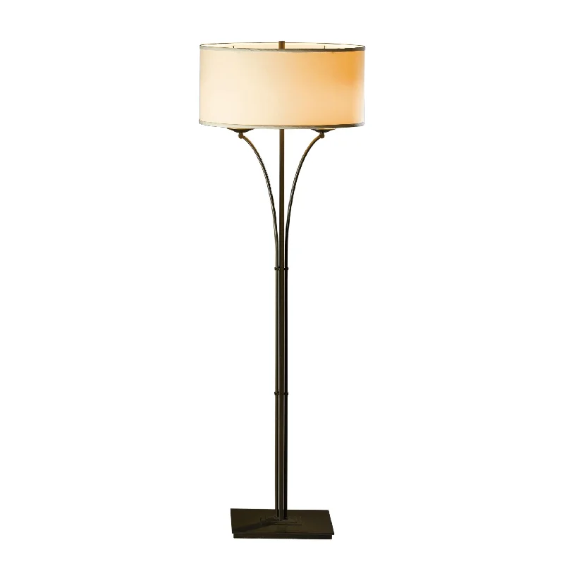 Wood Floor Lamp with Natural Grain for a Warm and Organic FeelContemporary Formae Floor Lamp