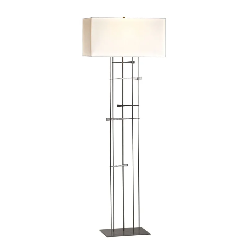 Glass Floor Lamp with Frosted Shades for Soft Diffused LightCavaletti Floor Lamp