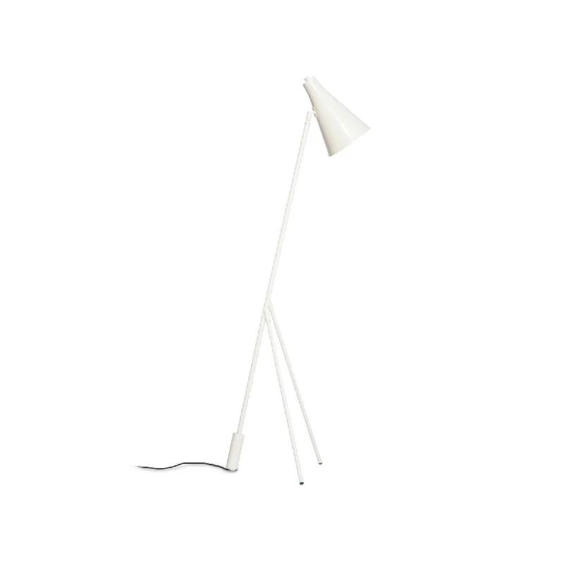 Fabric Floor Lamp with a Linen Shade for a Relaxed AestheticHunter Floor Lamp - Silk Grey