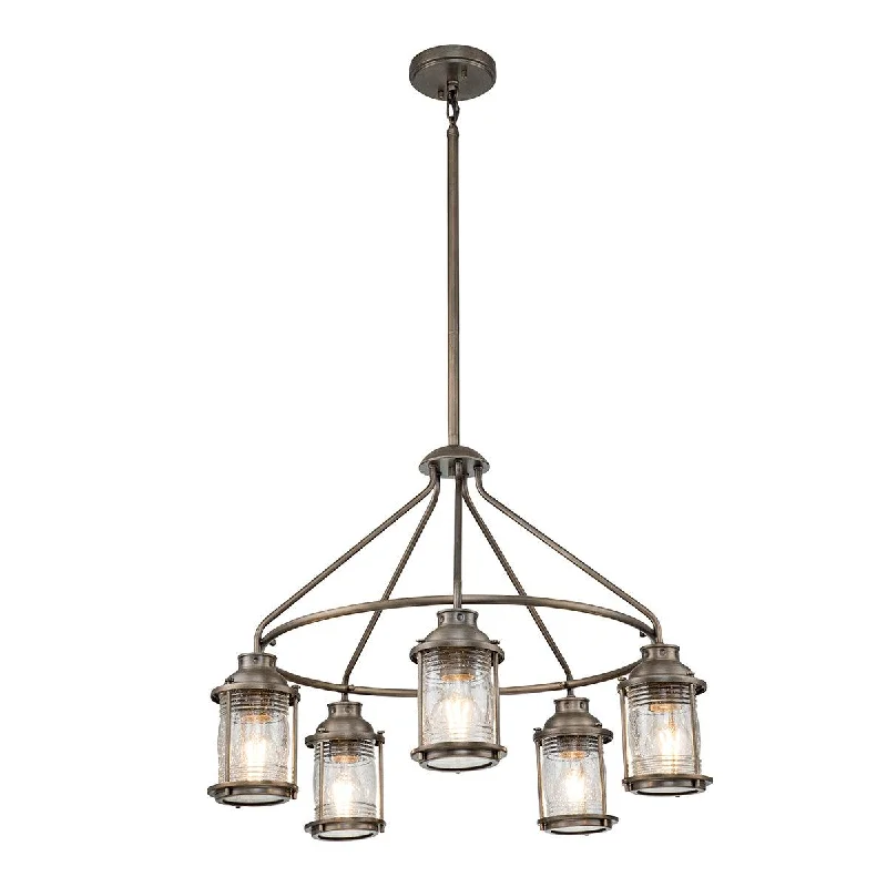 Modern Minimalist Floor Lamp for Contemporary Living RoomsKichler Ashland Bay 5 Light Outdoor Bronze Chandelier