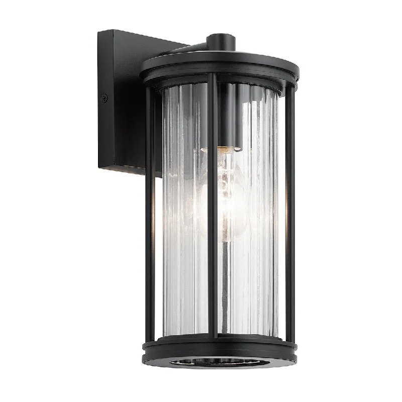 Smart Floor Lamp with Voice Control and Bluetooth ConnectivityKichler Barras 1 Light Small Black Outdoor Wall Light