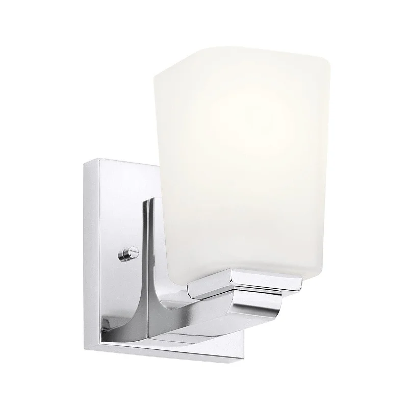 USB Charging Port Floor Lamp for Convenient Device ChargingKichler Roehm 1 Light Chrome Bathroom Wall Light