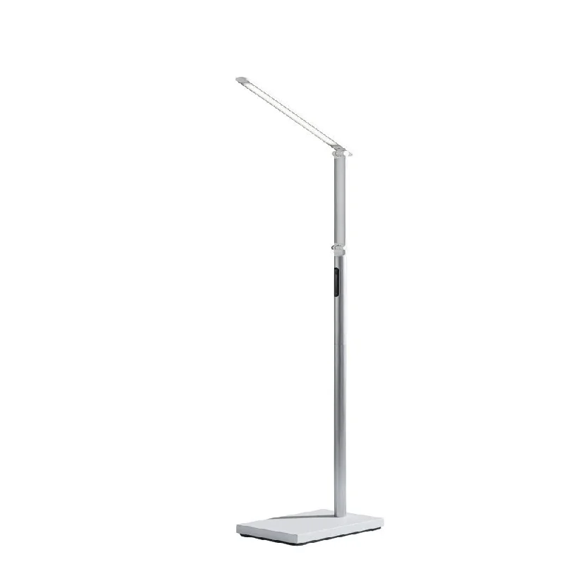 Fabric Floor Lamp with a Linen Shade for a Relaxed AestheticLennox LED Multi-Function Floor Lamp, White - as picture