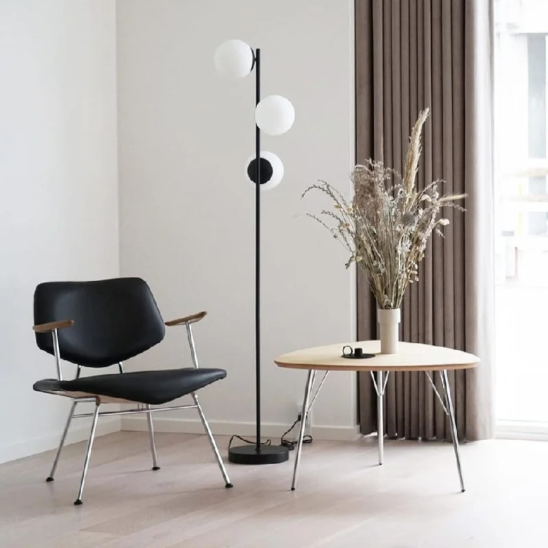 Glass Floor Lamp with Frosted Shades for Soft Diffused LightLILLY | Floor