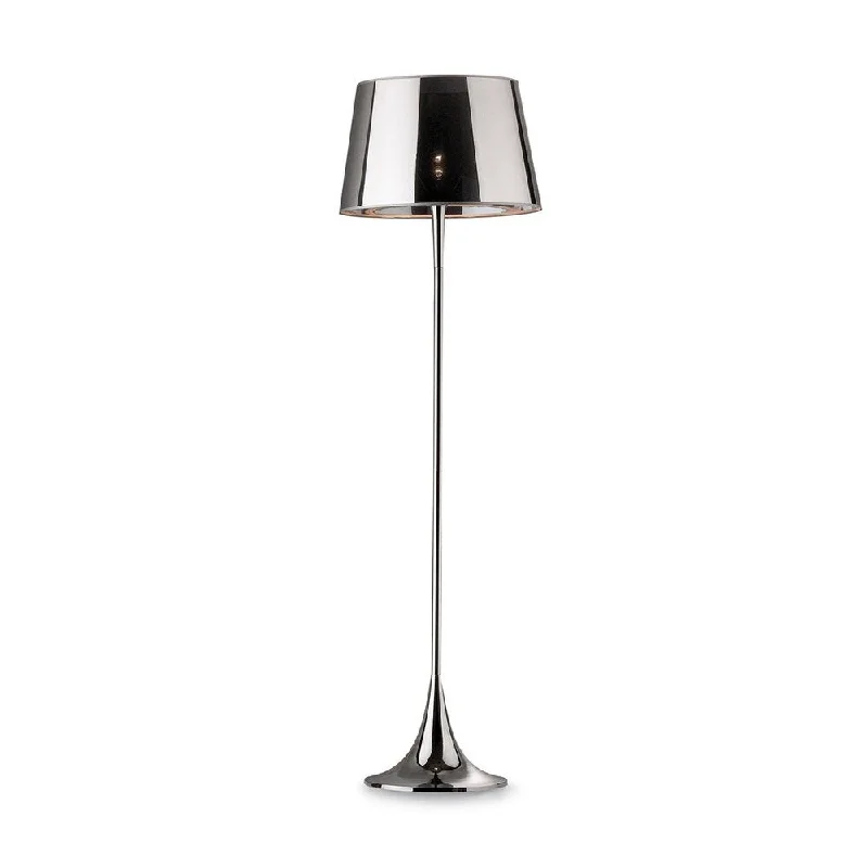 USB Charging Port Floor Lamp for Convenient Device ChargingLondon Cromo Floor Lamp - Chrome