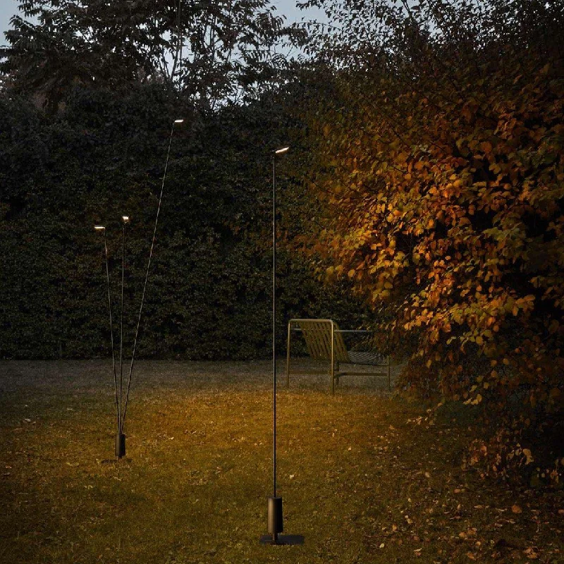 Industrial Style Floor Lamp with Exposed Bulbs for Loft ApartmentsLuceplan Flia Outdoor Floor Lamp