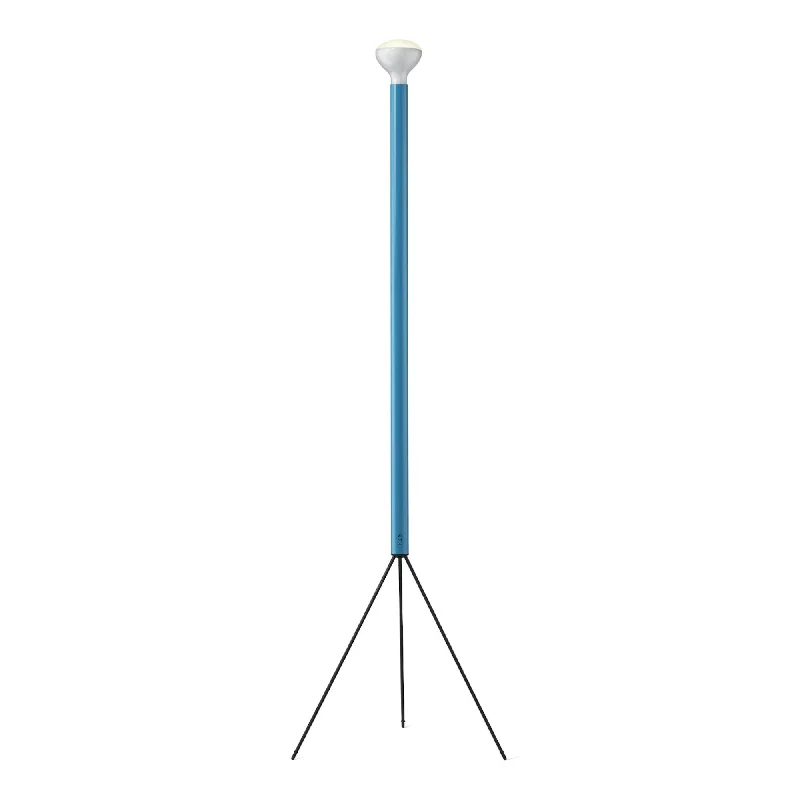 Metal Floor Lamp with a Matte Black Finish for a Sleek LookLuminator F3772003 Floor Lamp - Lite Blue