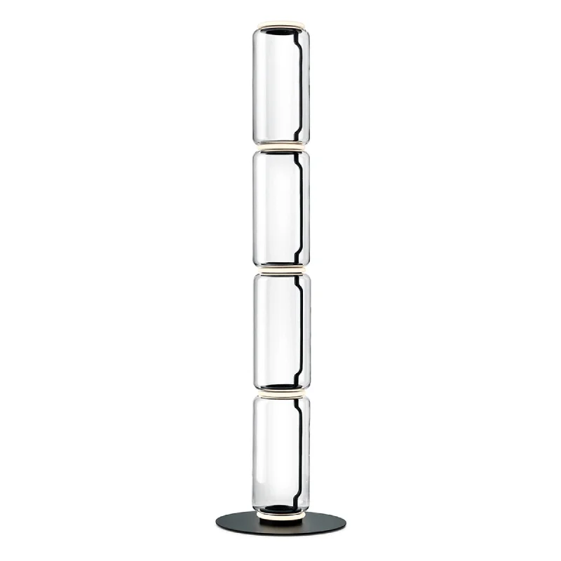Industrial Style Floor Lamp with Exposed Bulbs for Loft ApartmentsNoctambule Floor Lamp - 4 High Cylinders