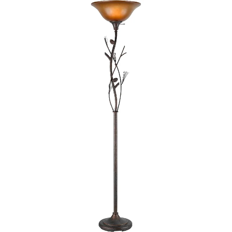 Victorian Style Floor Lamp for Traditional and Elegant InteriorsPinecone Torchiere Floor Lamp