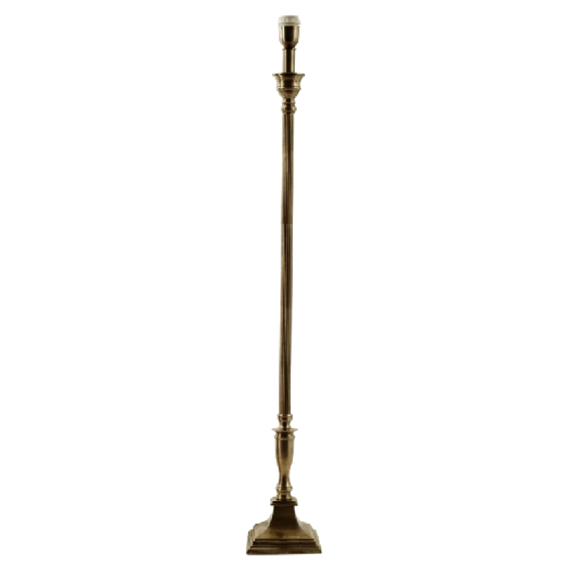 Rustic Farmhouse Style Floor Lamp for Cozy BedroomsPõrandalambi jalg Walther, antiikmessing