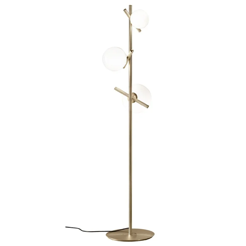 Wood Floor Lamp with Natural Grain for a Warm and Organic FeelPosy STL Floor Lamp