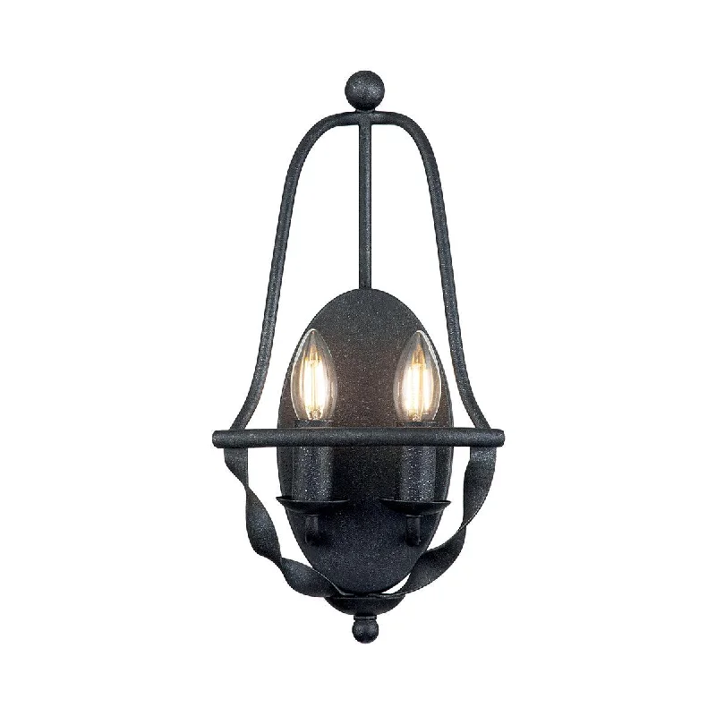 Dimmable Floor Lamp for Adjustable Lighting AmbianceQuoizel Bradbury 2 Light Grey Wall Light