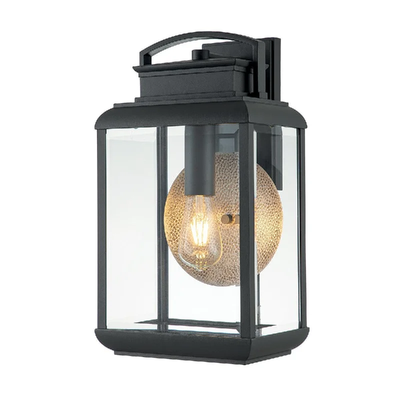 Metal Floor Lamp with a Matte Black Finish for a Sleek LookQuoizel Byron 1 Light Large Grey Outdoor Wall Light