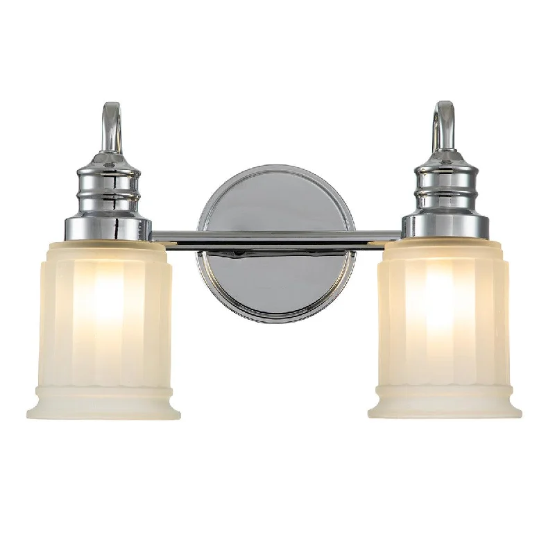 Adjustable Height Floor Lamp for Versatile Lighting NeedsQuoizel Swell 2 Light Chrome Bathroom Wall Light