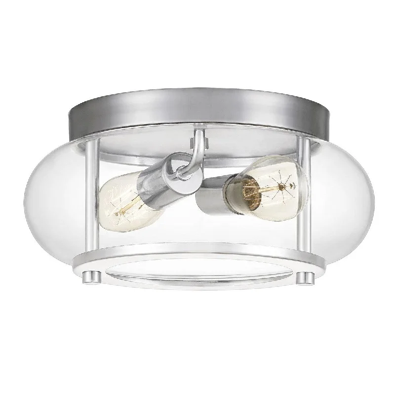  Way Switch Floor Lamp for Multiple Light Intensity LevelsQuoizel Trilogy 2 Light Chrome Bathroom Flush Mount