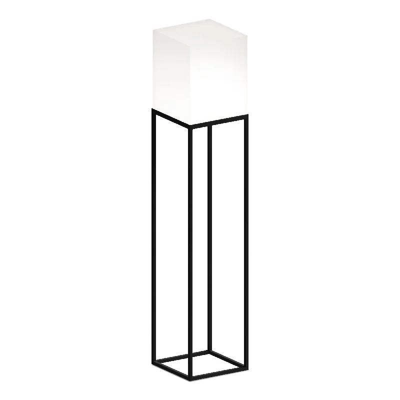 Industrial Style Floor Lamp with Exposed Bulbs for Loft ApartmentsStarcube 711 Floor Lamp - Gunmetal/Opaline