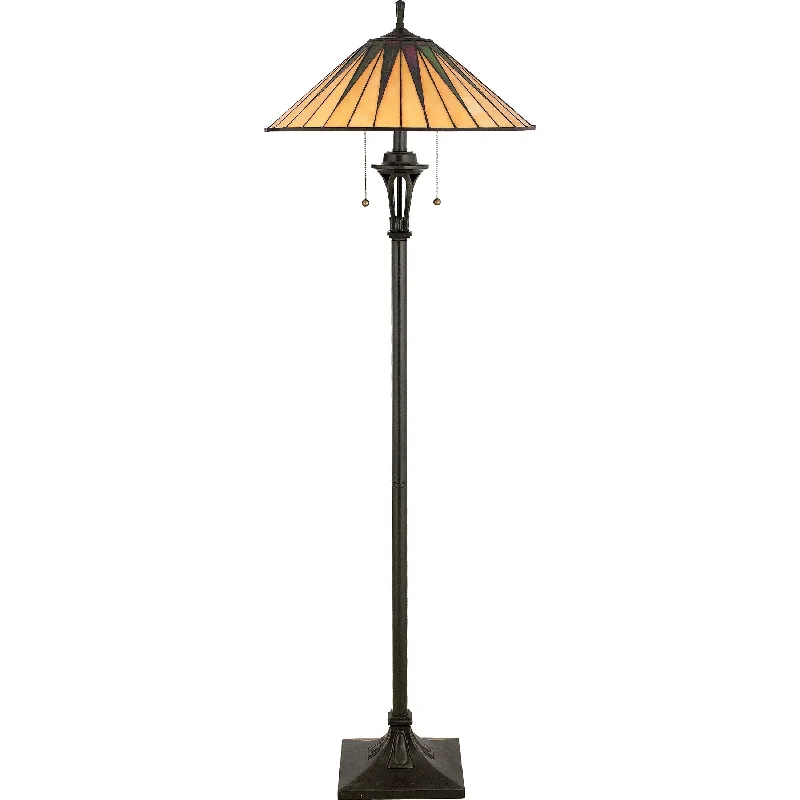 Modern Minimalist Floor Lamp for Contemporary Living RoomsGotham - Floor lamp tif vint brnz - TF9397VB