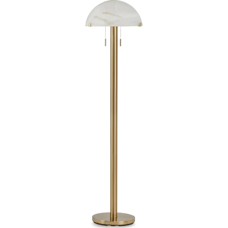 Wood Floor Lamp with Natural Grain for a Warm and Organic FeelTobbinsen Floor Lamp