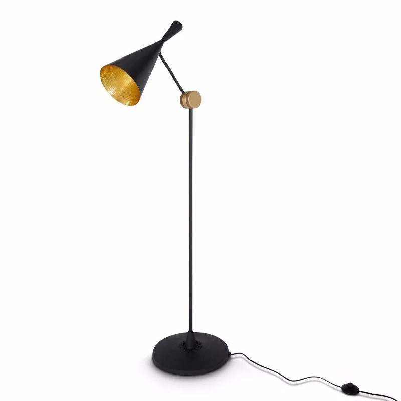 USB Charging Port Floor Lamp for Convenient Device ChargingTom Dixon Beat Floor Lamp Black