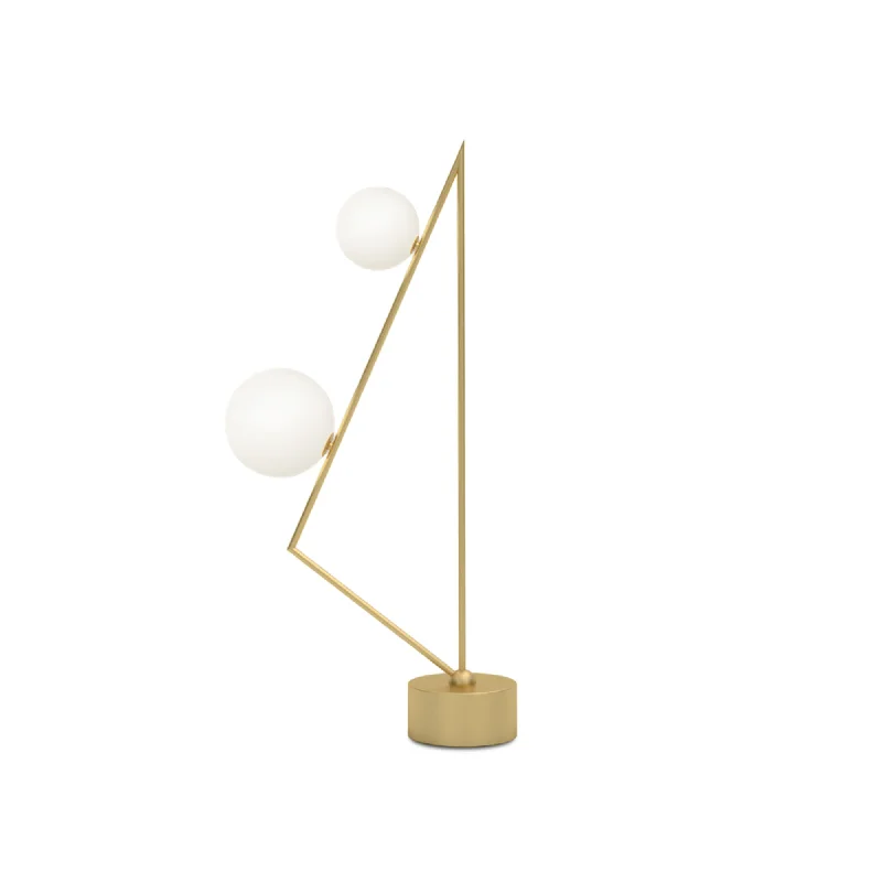 Adjustable Height Floor Lamp for Versatile Lighting NeedsTriangle 2 Floor Lamp - Brass