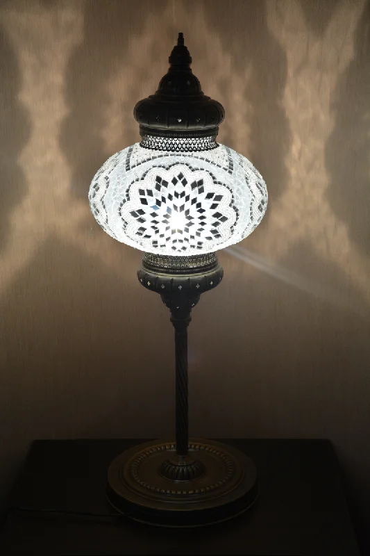 Smart Floor Lamp with Voice Control and Bluetooth ConnectivityTurkish Moroccan Large Floor Lamp